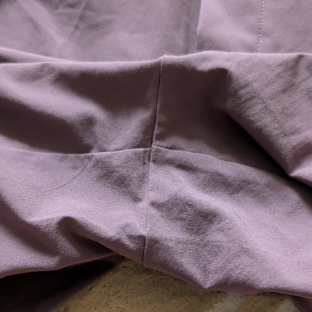 Athleta Brooklyn Heights Pleated Wide Leg Damask Mauve EUC - Picture 5 of 7